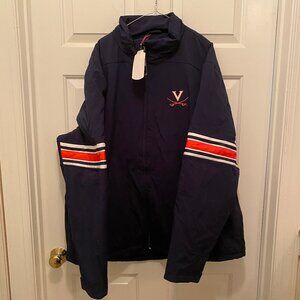 NWT Virginia Cavaliers Men's Levelwear Blue Orange Tundra Parka Jacket 3XL